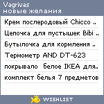 My Wishlist - vagrivas