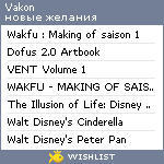 My Wishlist - vakon