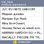 My Wishlist - val_kiria