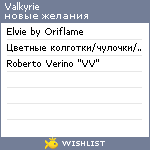 My Wishlist - valkyrie