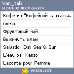 My Wishlist - van_tala