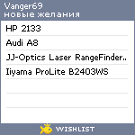 My Wishlist - vanger69