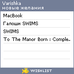 My Wishlist - varishka