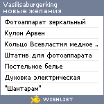 My Wishlist - vasilisaburgerking