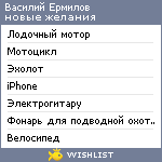 My Wishlist - vasiliy_ermilov