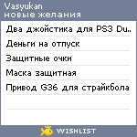 My Wishlist - vasyukan