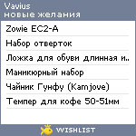 My Wishlist - vavius