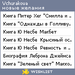 My Wishlist - vchurakova