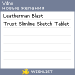 My Wishlist - vdnx