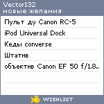 My Wishlist - vector132