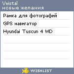 My Wishlist - veistal