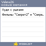 My Wishlist - velena26