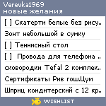 My Wishlist - verevka1969