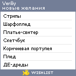 My Wishlist - veriliy