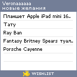 My Wishlist - veronaaaaaa