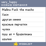 My Wishlist - very_happy