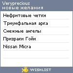 My Wishlist - veryprecious
