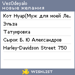 My Wishlist - ves0deyalo