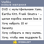 My Wishlist - veshka