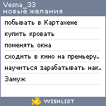 My Wishlist - vesna_33