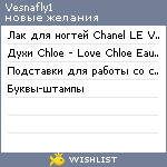 My Wishlist - vesnafly1