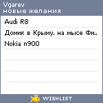 My Wishlist - vgarev