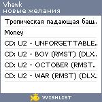 My Wishlist - vhawk