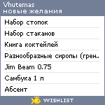 My Wishlist - vhutemas