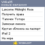 My Wishlist - vi4ka05