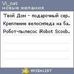 My Wishlist - vi_nat