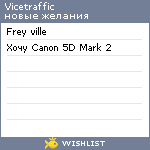 My Wishlist - vicetraffic