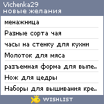 My Wishlist - vichenka29