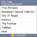 My Wishlist - vickvega