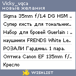 My Wishlist - vicky_vqca