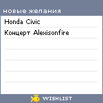 My Wishlist - victim_wk