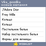 My Wishlist - vika_gvozdika