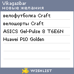 My Wishlist - vikagazibar