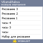 My Wishlist - vikamakhalova