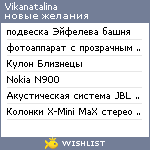 My Wishlist - vikanatalina