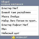 My Wishlist - vikapol