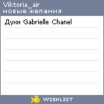 My Wishlist - viktoria_air