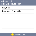 My Wishlist - viktoria_l