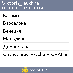 My Wishlist - viktoria_leukhina