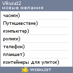 My Wishlist - vikusa12