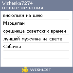 My Wishlist - vishenka7274