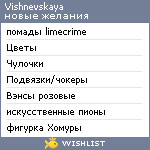 My Wishlist - vishnevskaya