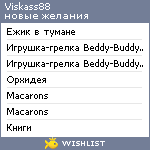 My Wishlist - viskass88