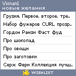 My Wishlist - visnan1