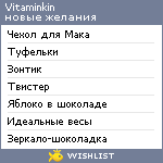 My Wishlist - vitaminm