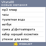 My Wishlist - vitata88